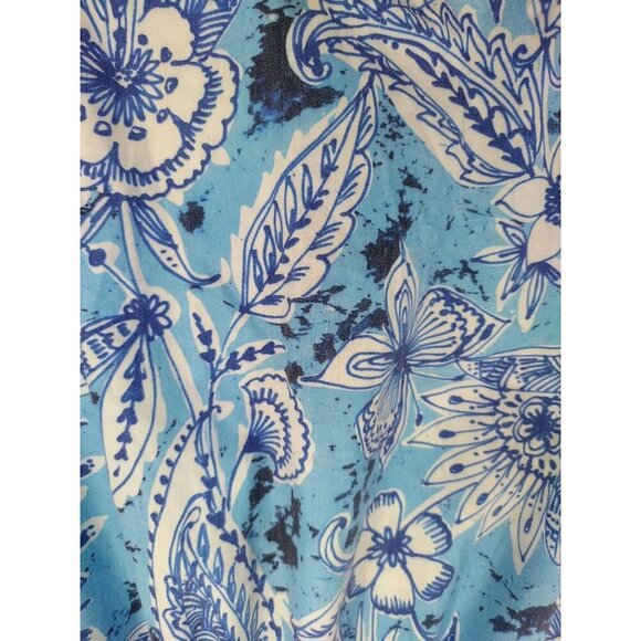 Stellah New York Blue & White Floral Print Sundress With Tie Straps, Size L. NWT - Picture 5 of 8